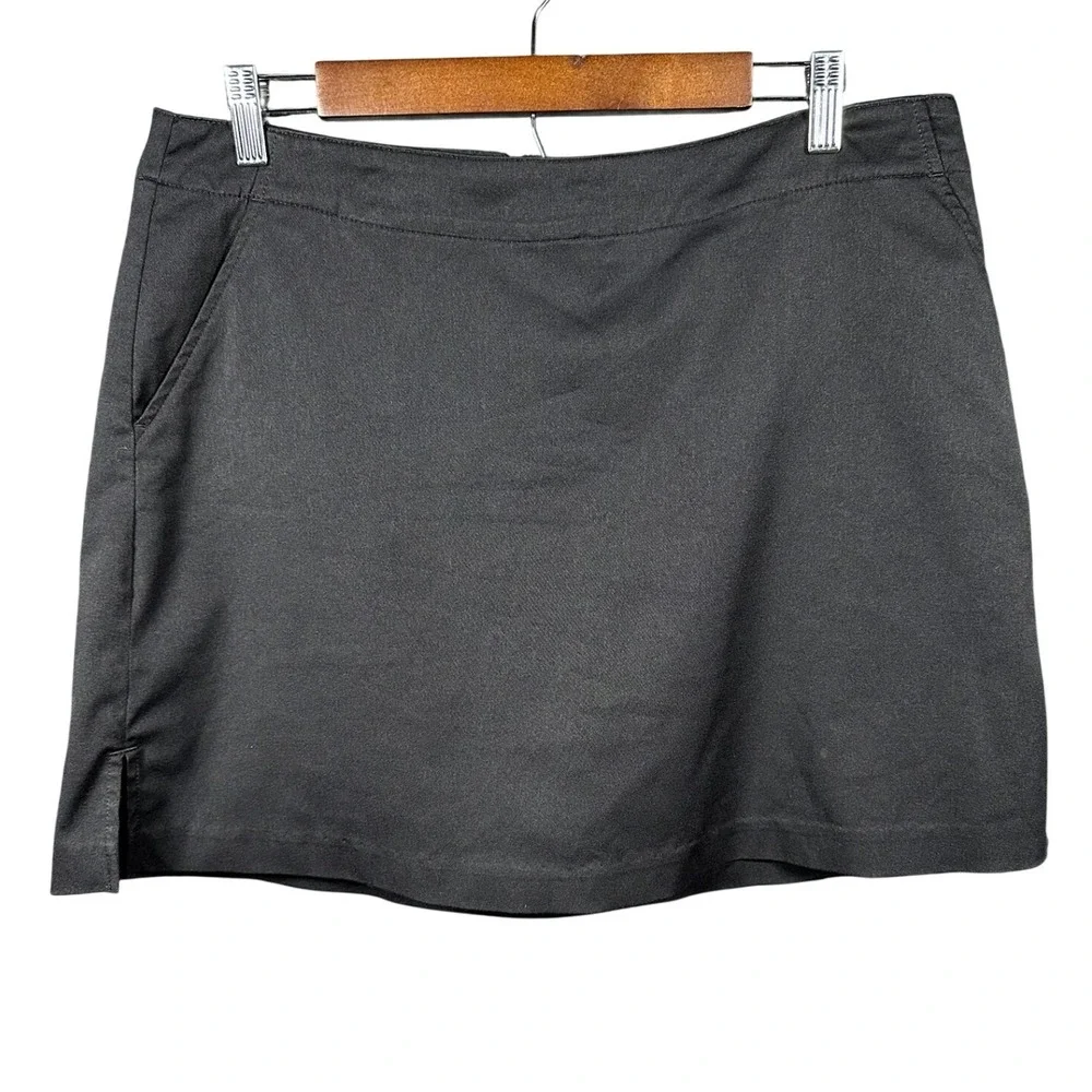 Lady‎ Hagen Womens Golf Skort Skirt Black Size 12 Athletic Built in Shorts